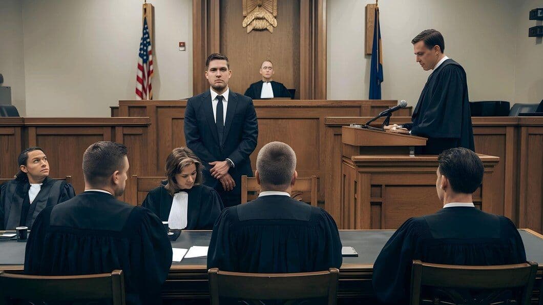 Legal professionals at work